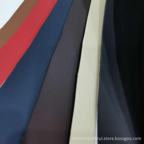 Thickened S.nuback PVC Leather With Suede Backing